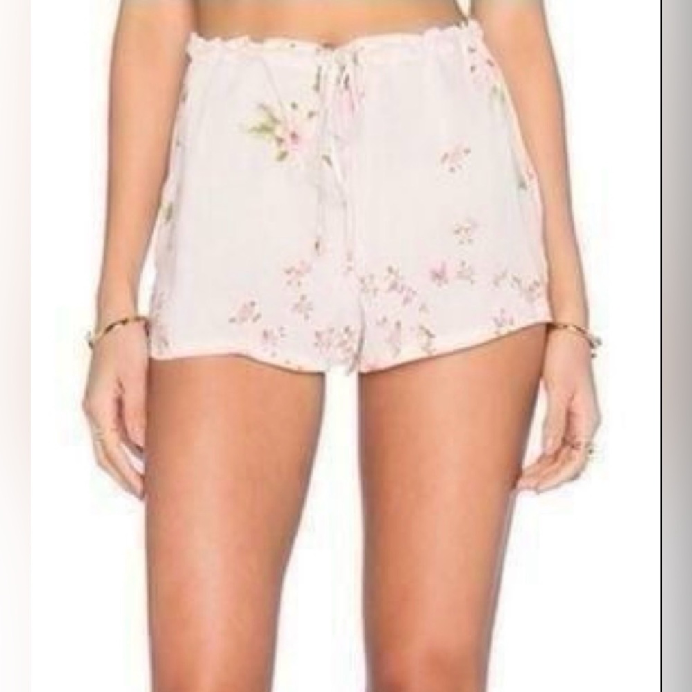 𝅺WILDFOX sunshine shorts Vintage- swim coverup pink petal sleep